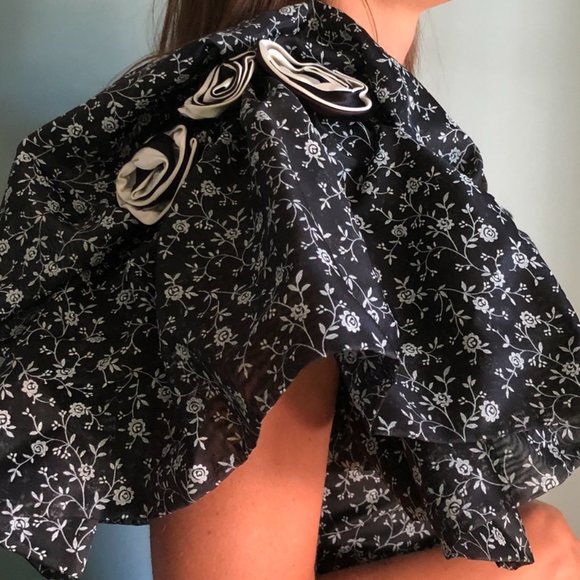 GUNNE SAX JESSICA MCCLINTOCK VINTAGE FLORAL MAXI PRAIRIE PROM DRESS - Picture 2 of 16